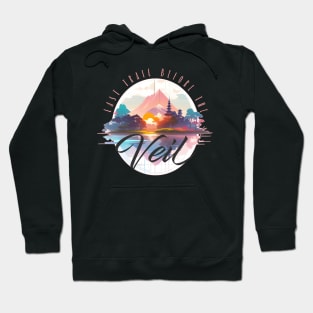 Last Trail Before The Veil Bachelorette Camping Party Hoodie